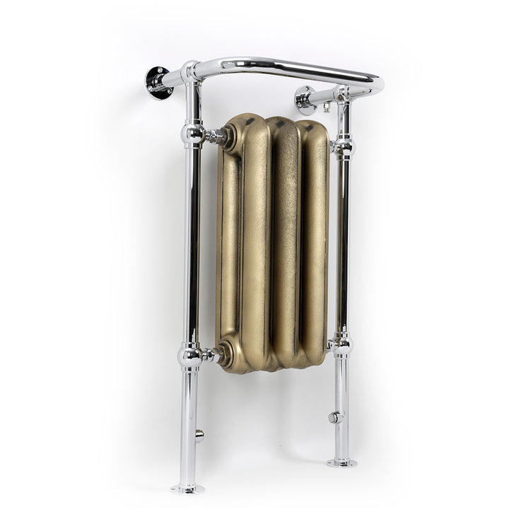 Plain - Brass Towel Radiator - H900mm x W490mm