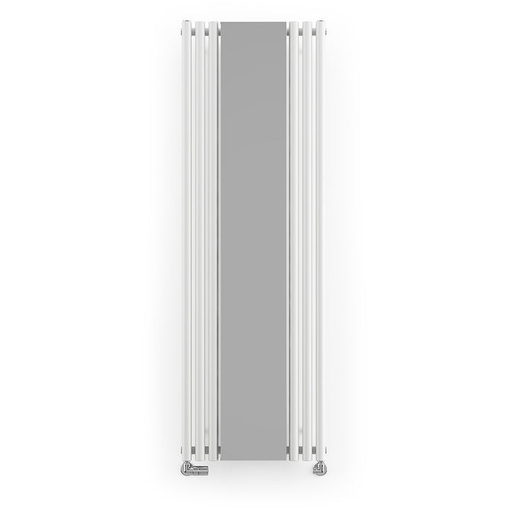 Rolo-Mirror - White Vertical Designer Radiator H1800mm x W590mm Single Panel
