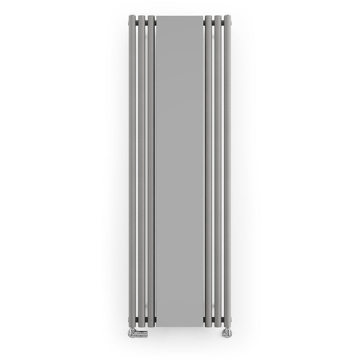 Rolo-Mirror - Salt & Pepper Vertical Designer Radiator H1800mm x W590mm Single Panel