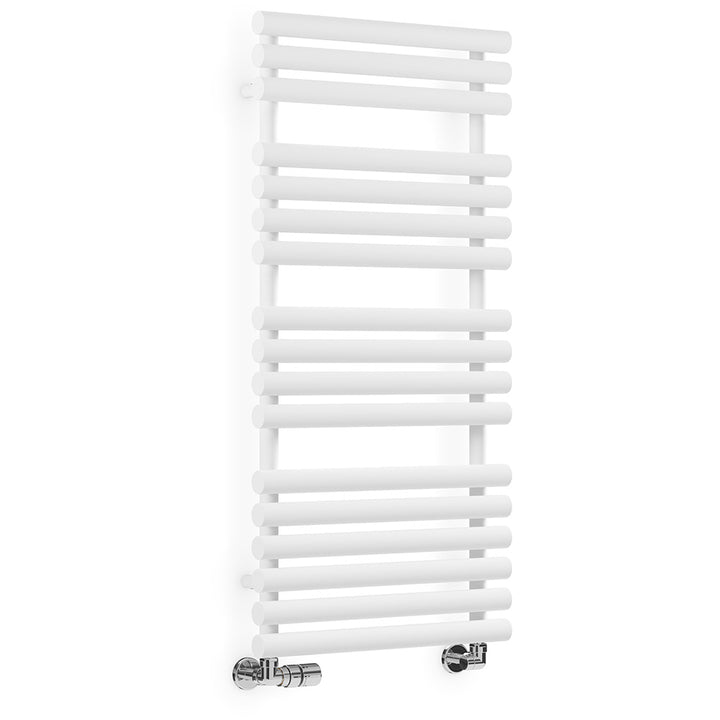 Rolo-Towel - White Towel Radiator - H1085mm x W520mm