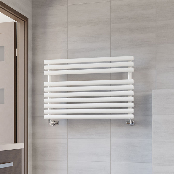 Rolo-Towel - White Towel Radiator - H590mm x W900mm