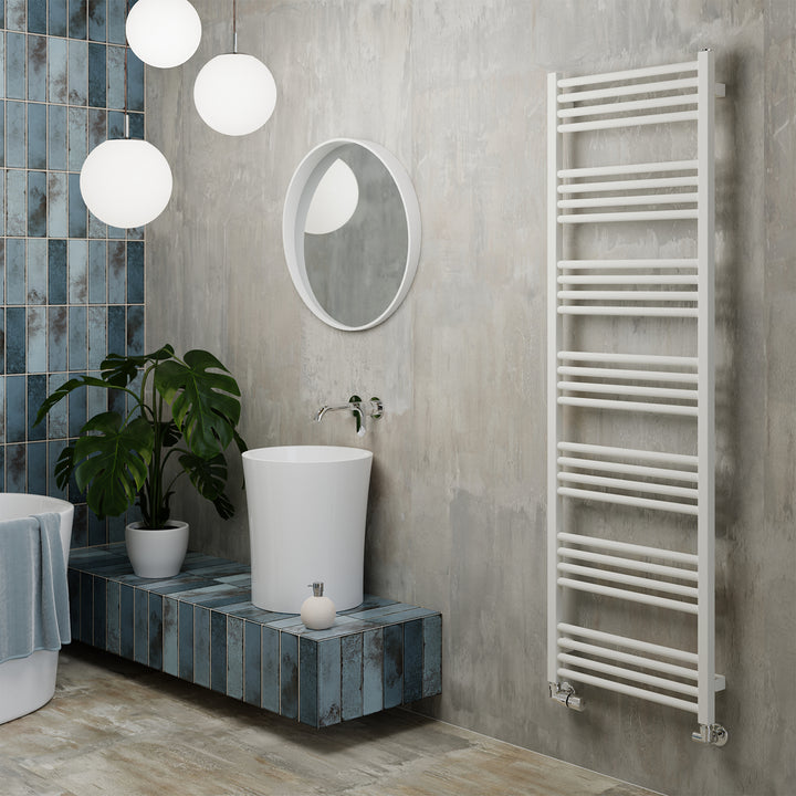 Fiona - White Towel Radiator - H1620mm x W500mm