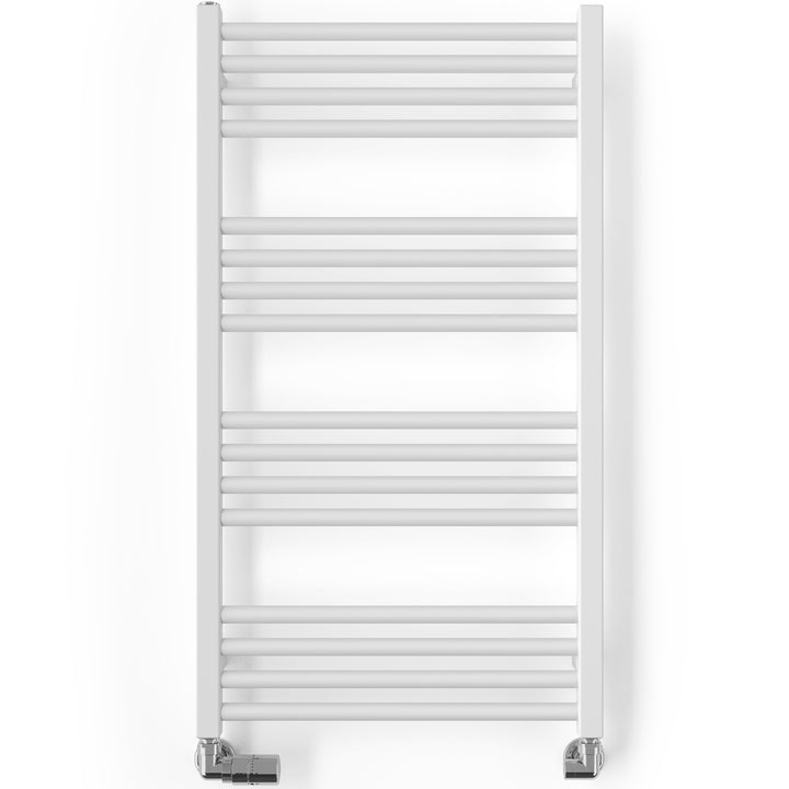 Fiona - White Towel Radiator - H900mm x W500mm