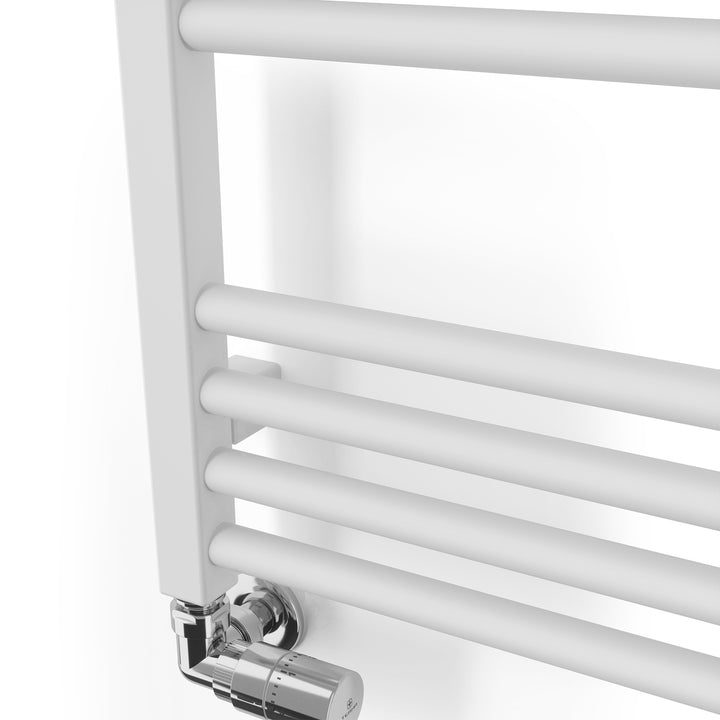 Fiona - White Towel Radiator - H900mm x W500mm