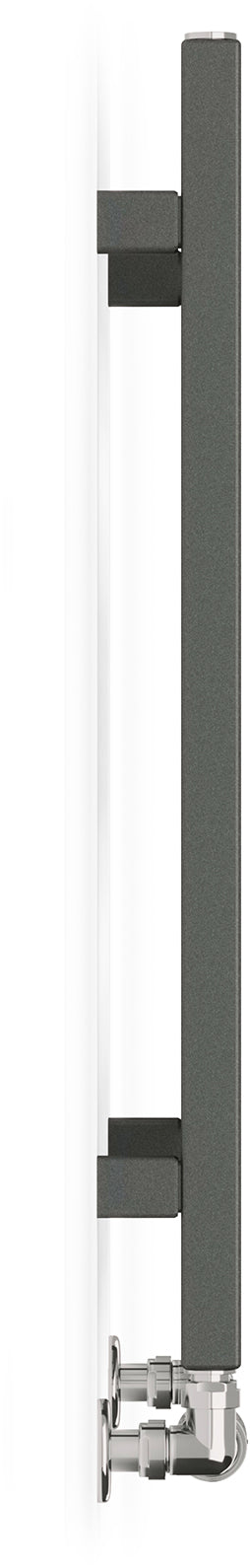 Fiona - Sparkling Grey Towel Radiator - H660mm x W500mm