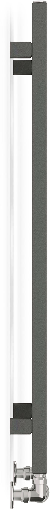 Fiona - Sparkling Grey Towel Radiator - H900mm x W500mm