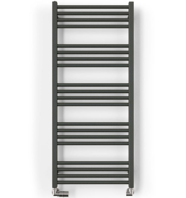 Fiona - Sparkling Grey Towel Radiator - H1140mm x W500mm