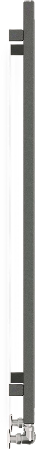 Fiona - Sparkling Grey Towel Radiator - H1140mm x W500mm