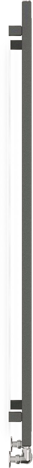 Fiona - Sparkling Grey Towel Radiator - H1380mm x W500mm