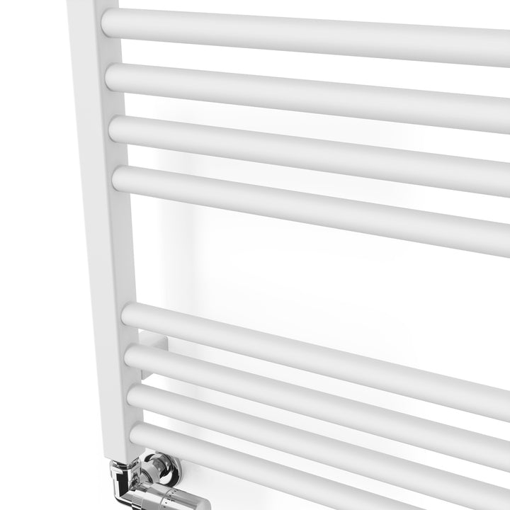 Fiona - White Towel Radiator - H1380mm x W500mm