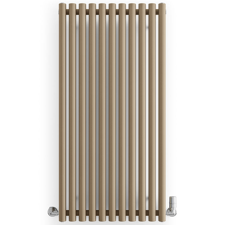 Rolo-Room - Quartz Mocha Vertical Designer Radiator H1200mm x W590mm Single Panel