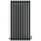 Rolo-Room - Black Vertical Designer Radiator H1200mm x W590mm Single Panel