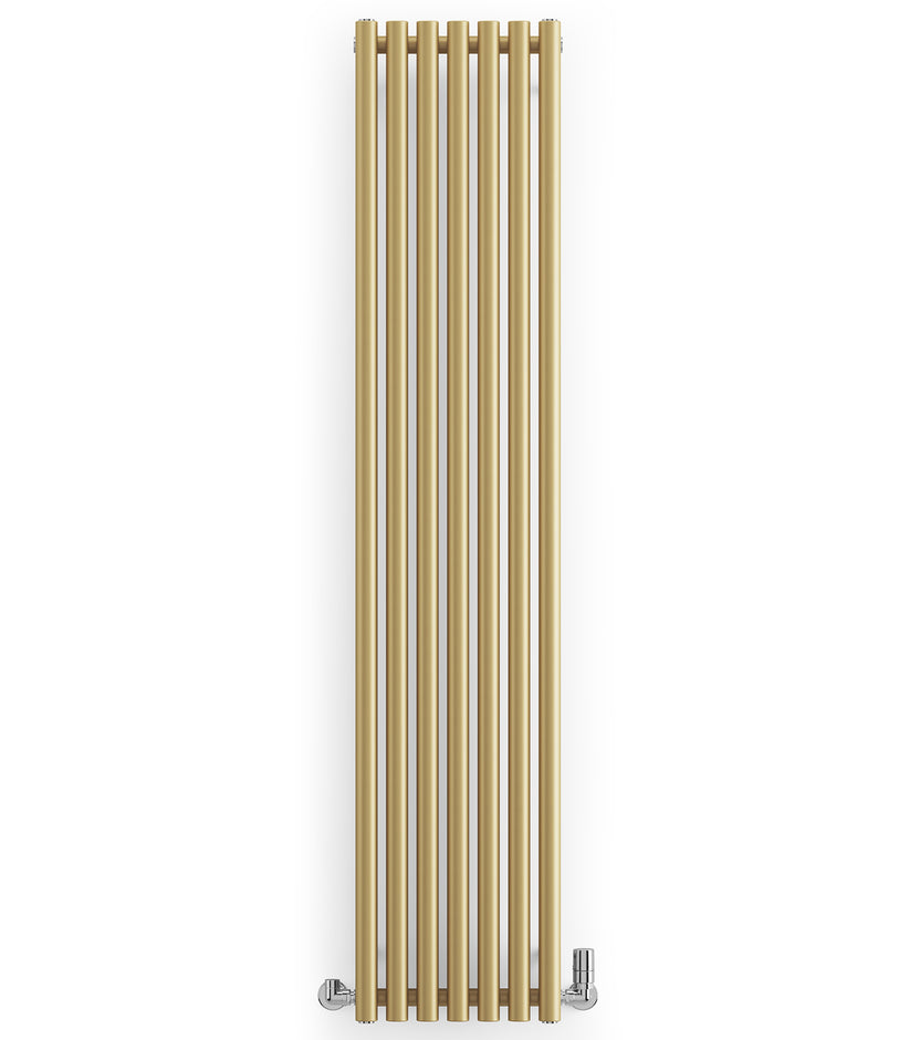 Design Radiators Uk Brass Vertical Designer Radiators H1800mm x W370mm Single Panel - Rolo ...