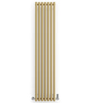 Rolo-Room - Brass Vertical Designer Radiator H1800mm x W370mm Single Panel