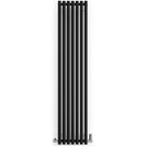 Rolo-Room - Black Vertical Designer Radiator H1800mm x W370mm Single Panel