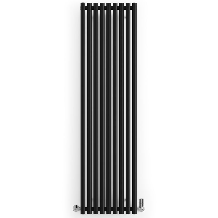 Rolo-Room - Black Vertical Designer Radiator H1800mm x W480mm Single Panel