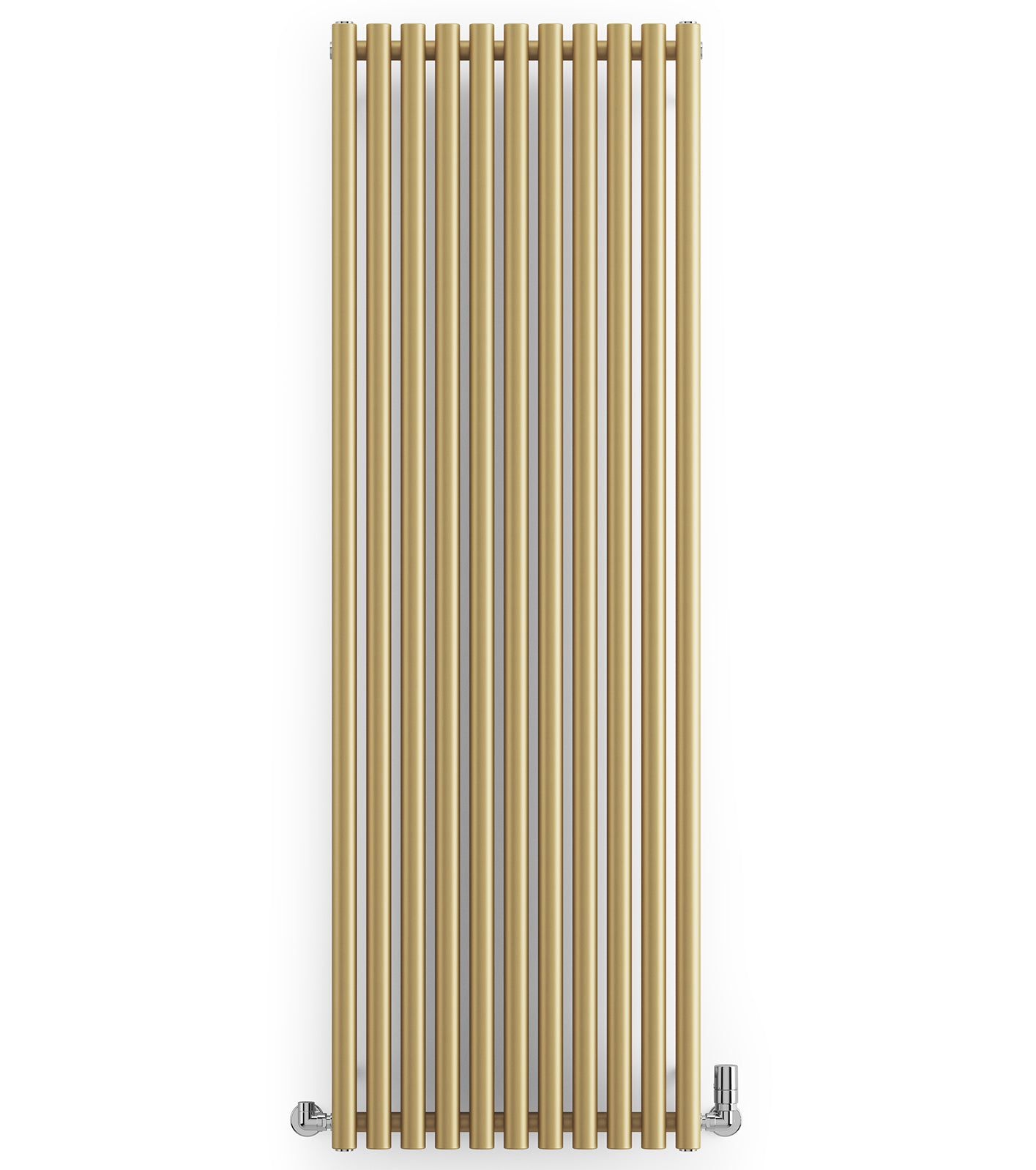 Rolo-Room - Brass Vertical Designer Radiator H1800mm x W590mm Single Panel