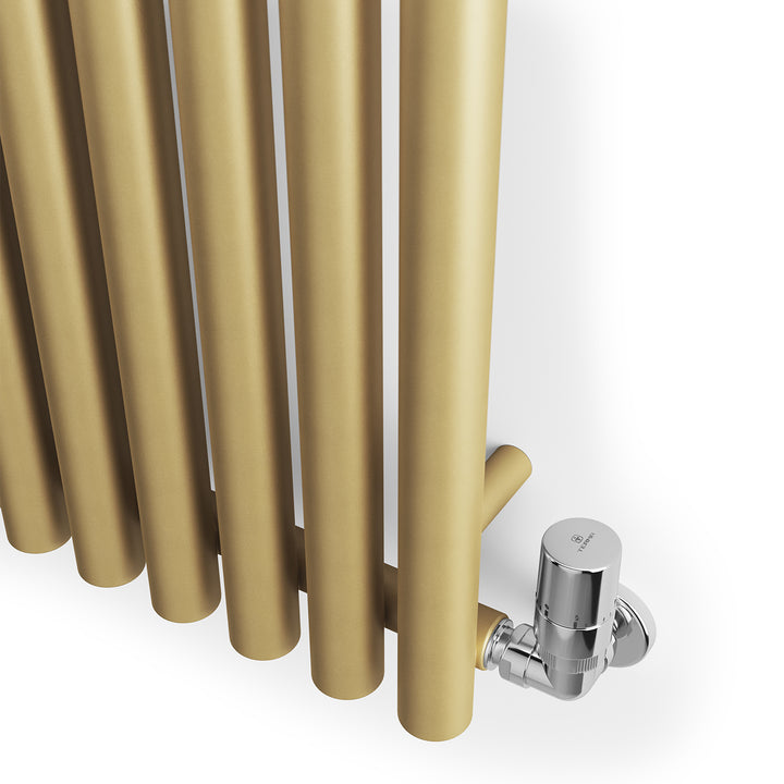 Rolo-Room - Brass Vertical Designer Radiator H1800mm x W590mm Single Panel