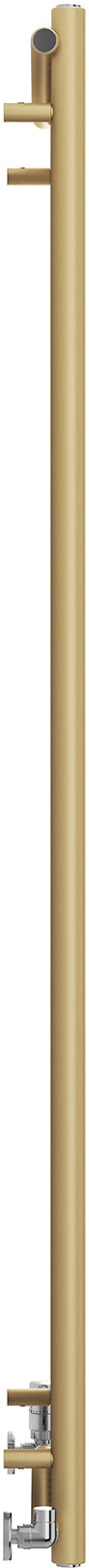 Rolo-Room - Brass Vertical Designer Radiator H1800mm x W590mm Single Panel