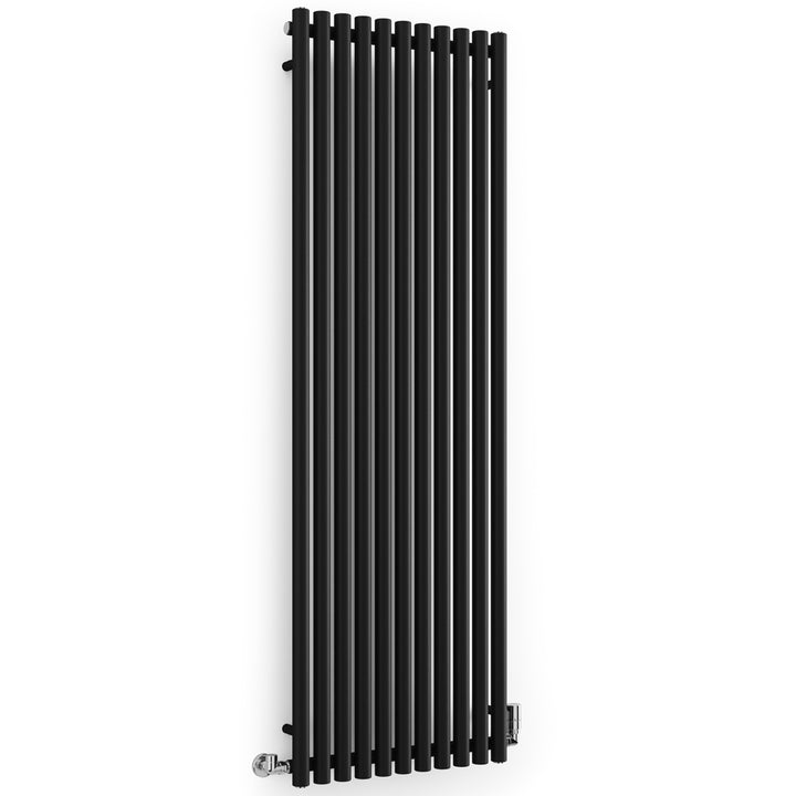 Rolo-Room - Black Vertical Designer Radiator H1800mm x W590mm Single Panel