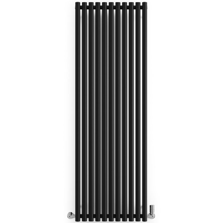 Rolo-Room - Black Vertical Designer Radiator H1800mm x W590mm Single Panel