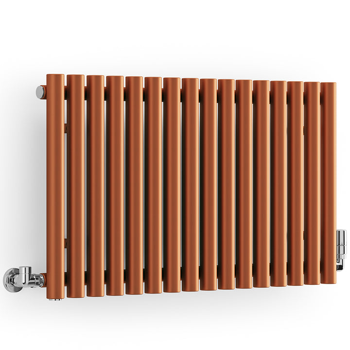 Rolo-Room - Copper Horizontal Designer Radiator H500mm x W865mm Single Panel