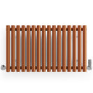 Rolo-Room - Copper Horizontal Designer Radiator H500mm x W865mm Single Panel