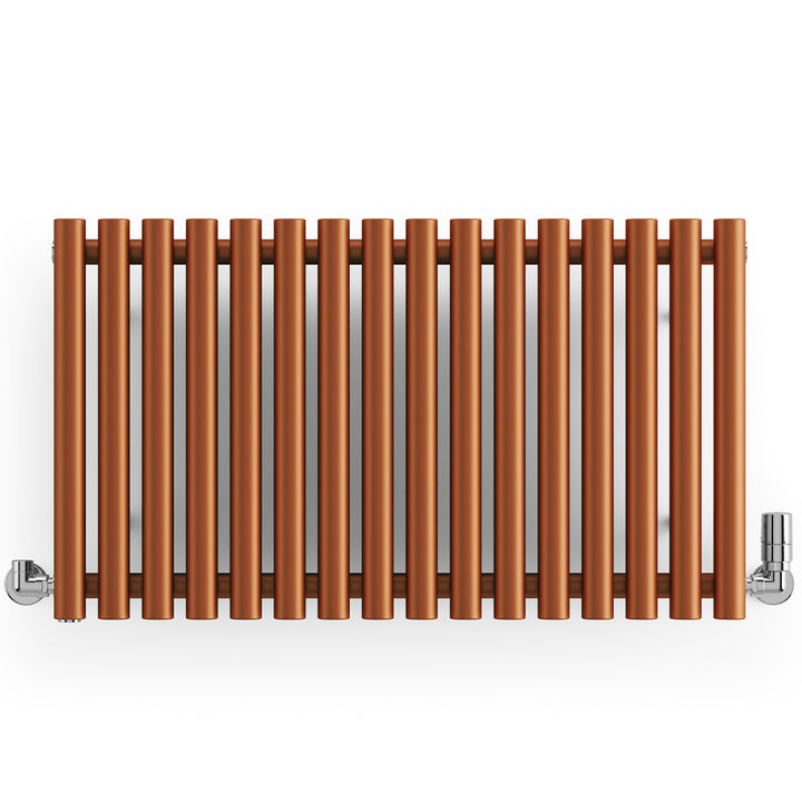 Rolo-Room - Copper Horizontal Designer Radiator H500mm x W865mm Single Panel