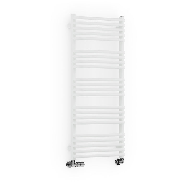 Alex - White Towel Radiator - H1140mm x W500mm