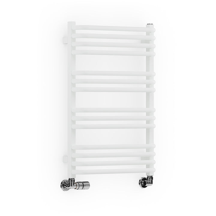 Alex - White Towel Radiator - H760mm x W500mm