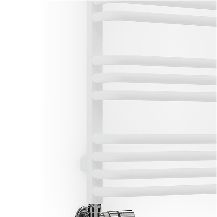 Alex - White Towel Radiator - H760mm x W500mm