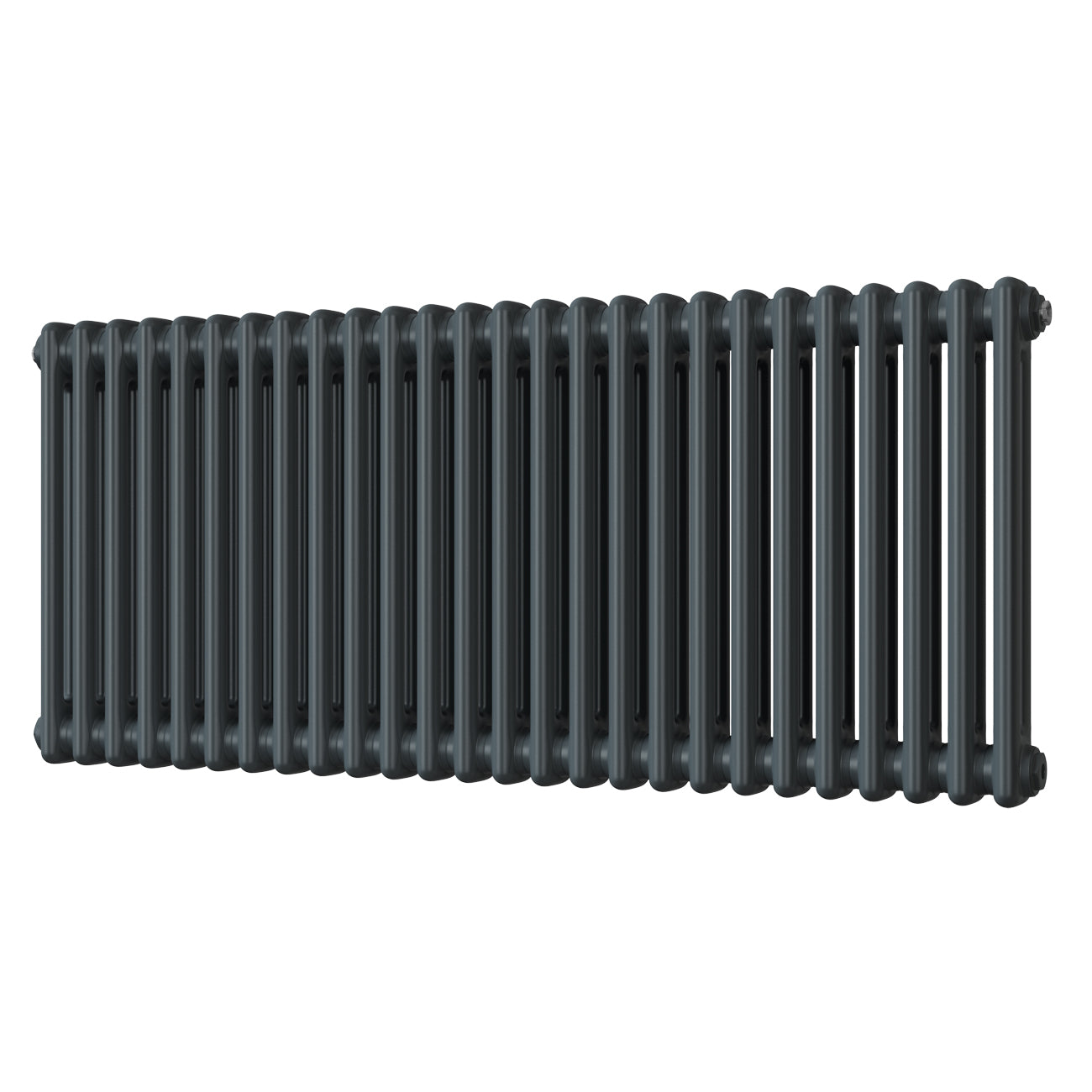 Alpha - Anthracite Column Radiator H500mm x W1164mm 2 Column - Feet Included