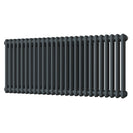 Alpha - Anthracite Column Radiator H500mm x W1164mm 2 Column - Feet Included