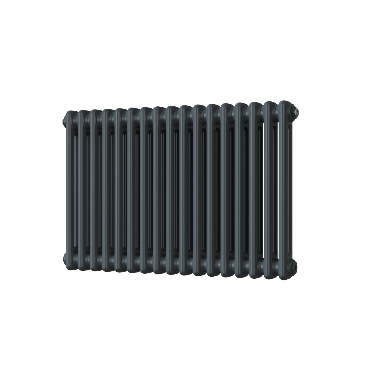Alpha - Anthracite Column Radiator H500mm x W768mm 2 Column - Feet Included