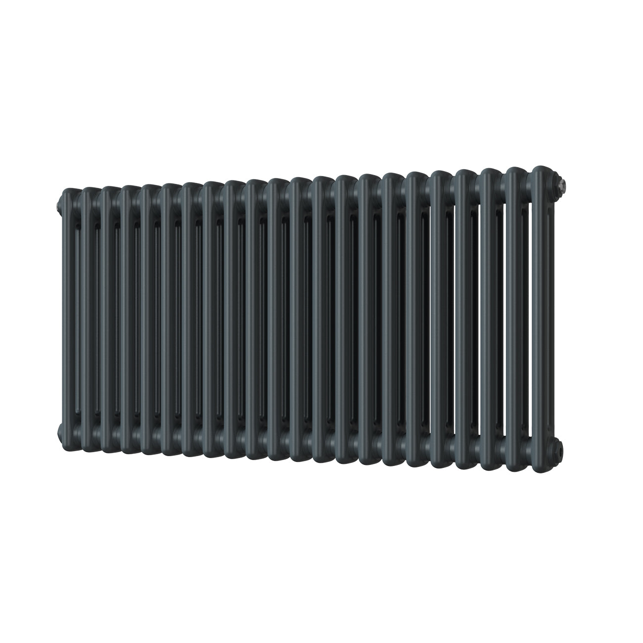 Alpha - Anthracite Column Radiator H500mm x W988mm 2 Column - Feet Included