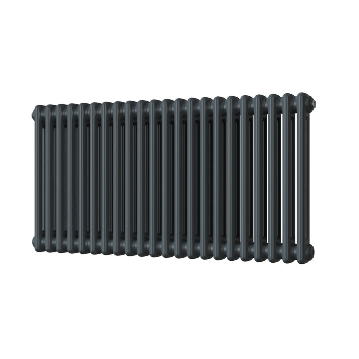 Alpha - Anthracite Column Radiator H500mm x W988mm 2 Column - Feet Included