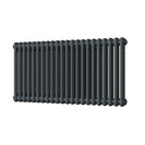 Alpha - Anthracite Column Radiator H500mm x W988mm 2 Column - Feet Included