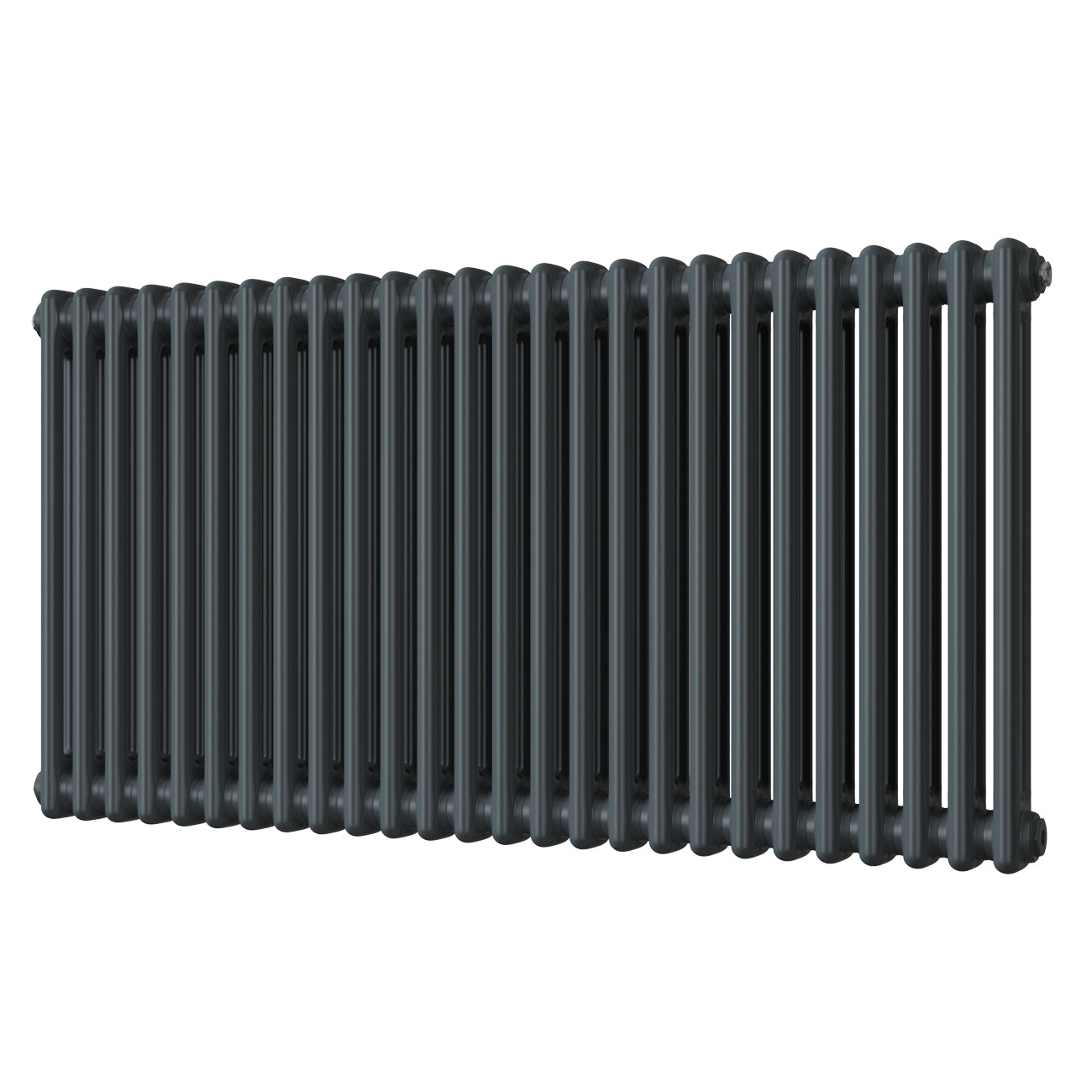 Alpha - Anthracite Column Radiator H600mm x W1164mm 2 Column