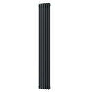 Alpha - Anthracite Vertical Column Radiator H1800mm x W287mm 3 Column - Feet Included
