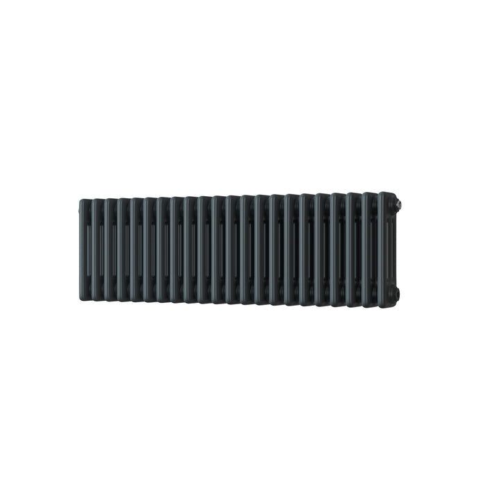 Alpha - Anthracite Column Radiator H300mm x W999mm 3 Column - Feet Included