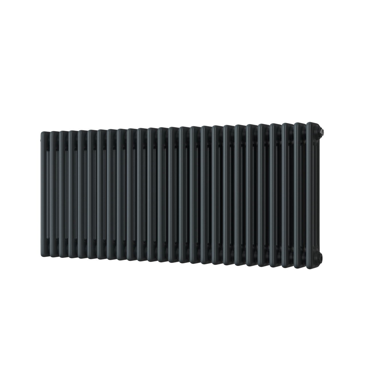 Alpha - Anthracite Column Radiator H500mm x W1177mm 3 Column - Feet Included