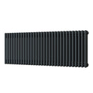 Alpha - Anthracite Column Radiator H500mm x W1355mm 3 Column