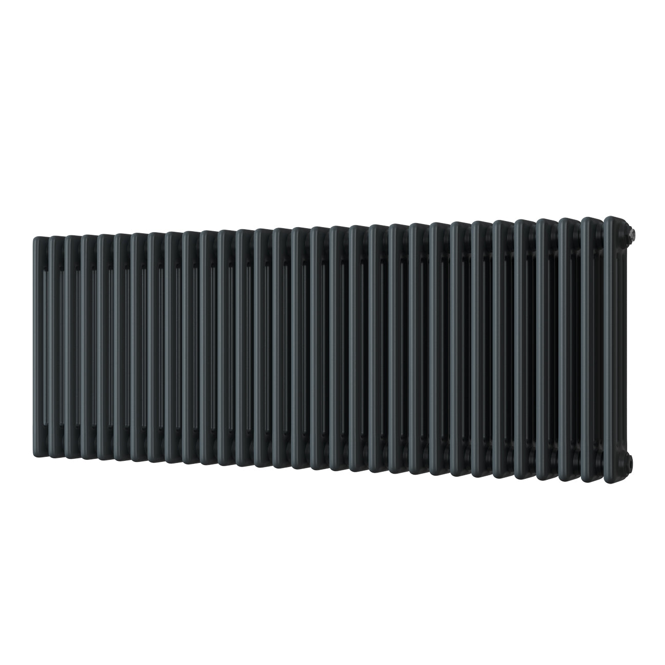 Alpha - Anthracite Column Radiator H500mm x W1355mm 3 Column - Feet Included