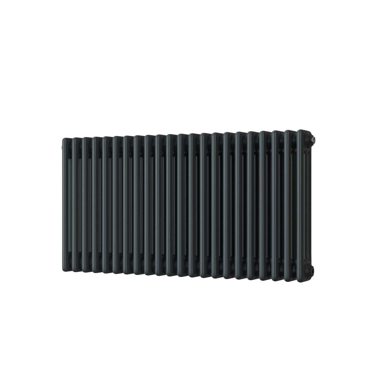 Alpha - Anthracite Column Radiator H500mm x W999mm 3 Column - Feet Included