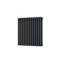 Alpha - Anthracite Column Radiator H600mm x W599mm 3 Column - Feet Included
