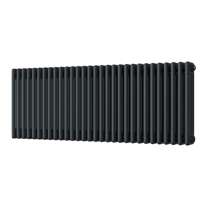 Alpha - Anthracite Column Radiator H500mm x W1340mm 4 Column - Feet Included