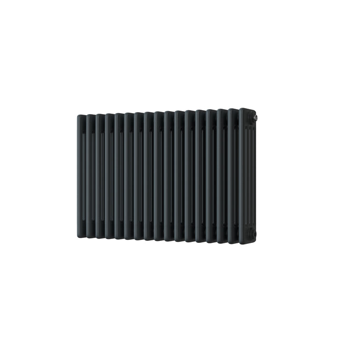 Alpha - Anthracite Column Radiator H500mm x W768mm 4 Column  - Feet Included