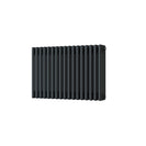 Alpha - Anthracite Column Radiator H500mm x W768mm 4 Column  - Feet Included