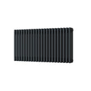 Alpha - Anthracite Column Radiator H500mm x W988mm 4 Column  - Feet Included