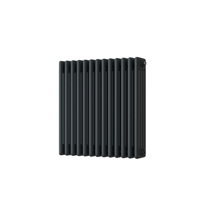 Alpha - Anthracite Column Radiator H600mm x W592mm 4 Column